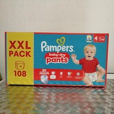 Couches Culottes Pampers Pants T4 x108 9-15kgs, neuf.