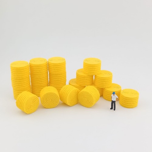 Lot ballots paille foin - 20,