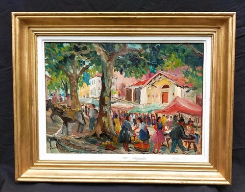 Tableau ecole provencale - tableau,