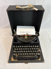 Remington Portable Typewriter Red Model 5 From 1935 Revised + Ribbon New