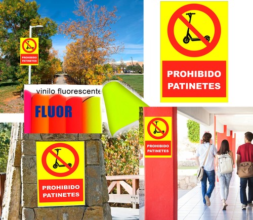 Panneau interdit trottinettes - panneau,