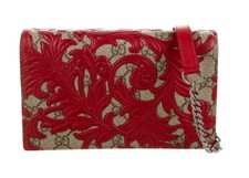 Near New! GUCCI Supreme Arabesque Wallet on Chain (was $4,700)