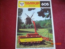 TAARUP EXACT-COUPE 605 FORAGE HARVESTER ADVERTISING BROCHURE