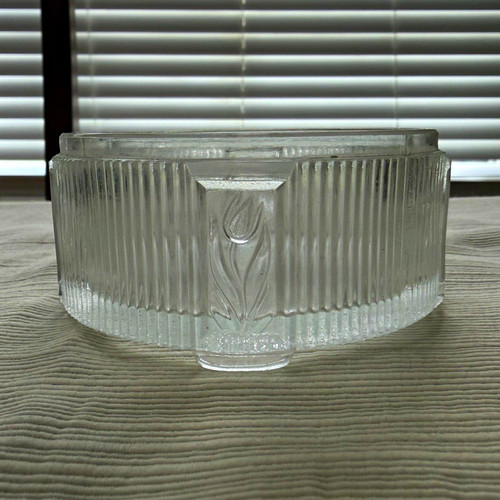 Vintage 1930s art deco ribbed - art,