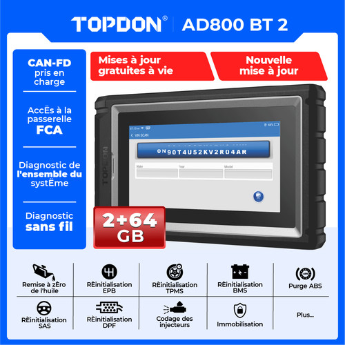 Topdon artidiag800 outil - topdon, 2
