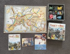 Ticket To Ride Board Game Europe Days Of Wonder Alan R Moon 7202 Complete