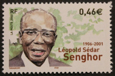 Timbre - FRANCE - Léopold Sédar SENGHOR - 2002 - Neuf ** - YT3537