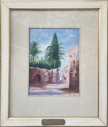 Tableau peinture cadre 20èm - peinture,