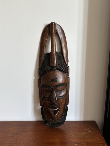 Masque mural africain - africain, en