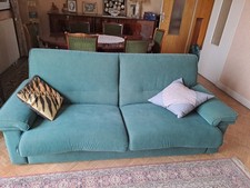 Canapé 3 places + 2 fauteuils individuels, en cuir Alcantara,  