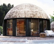 Hemp Ready Tiny Dome Home Wood