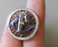 TCF Touring Club de France badge pin bicycle wheel cycling tourism