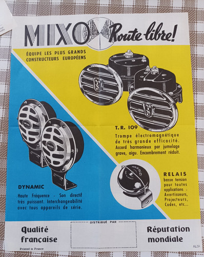 Ancienne publicite mixo - ancienne,