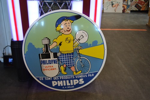 Plaque émaillée philips - plaque,