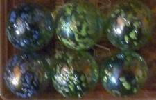 Spare Part - 6 Glass Balls for Solitaire Play - Board Game