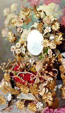 ANCIENNE GARNITURE de GLOBE de