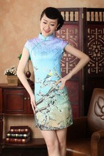 Jolie Mini Robe Chinoise