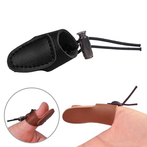 Anneau pouce cuir tir - de,