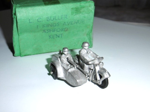 Militaire allemand side car - side, en