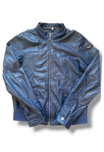 Blouson simili cuir - blouson, bleu