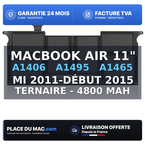 Batterie pour macbook air - macbook,
