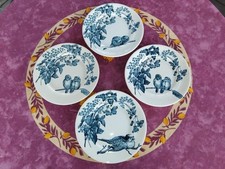 4 assiettes anciennes Faience
