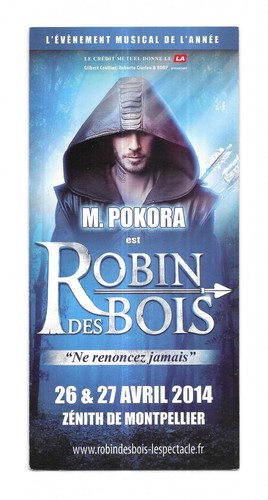 Flyer pokora in - in, concert