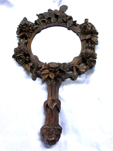 Antique face a main - ,
