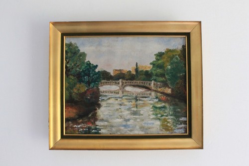 Huile sur toile paysage - sur,