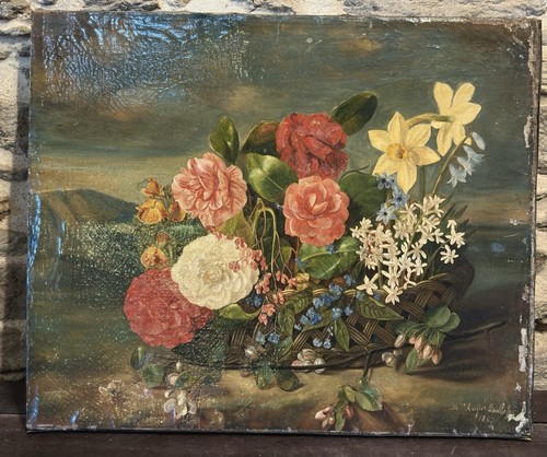 Huile sur toile - , morte