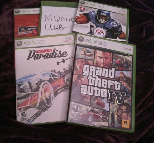 Lot five xbox 360 games - of,