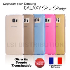 COQUE SAMSUNG GALAXY S6/S6 EDGE ULTRA FINE EN  SILCONE TPU