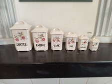 Série de 6 pots à épices