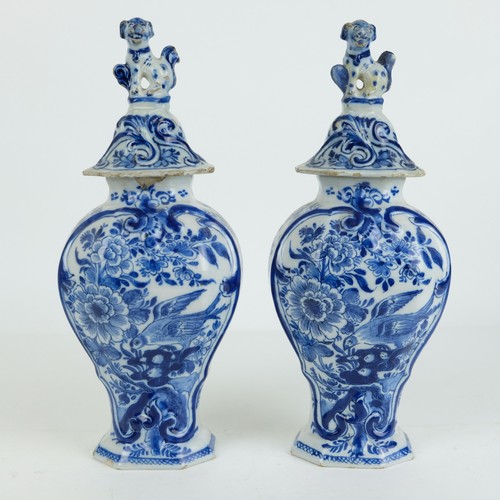 Paire vases hollandais - vases,
