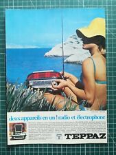 1081 Advertising circa 1960 Electrophone Radio Transitradio Teppaz