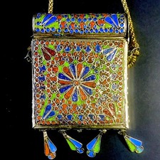 BOITE PORTE CORAN ÉMAILLÉ