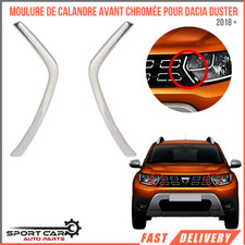 Baguette de Calandre Avant Chromée pour Dacia Duster à partir de 2018