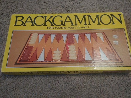 Board game vintage backgammon - board,