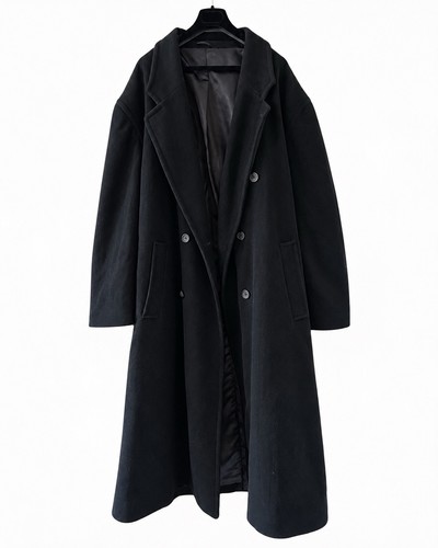 Manteau homme long noir - , double
