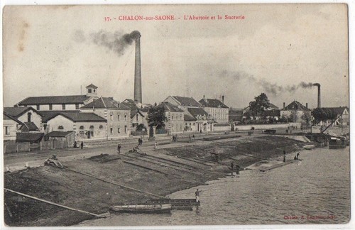Cpa chalon sur saone - 71,