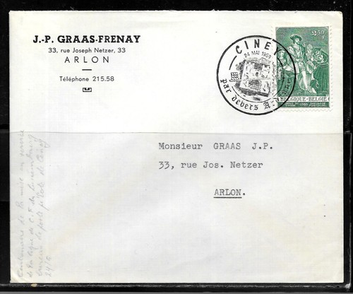 Cc162 belgique lettre de - -,