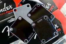 Genuine Fender Chrome Vintage style neck plate, with yr choice of custom number