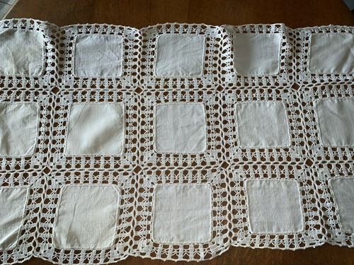 Napperon ancien crochet et - au,