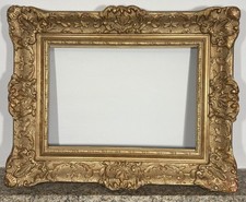 Cadre ancien 5P doré et