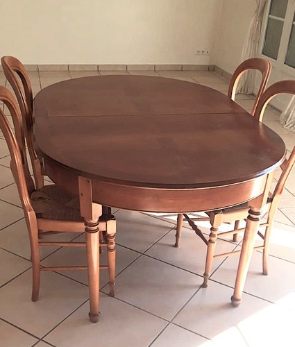 Table merisier massif - ,