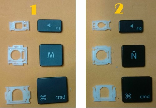 Touche clavier apple macbook - clavier,