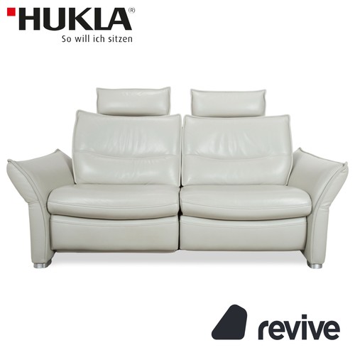 Hukla leather two - two, grey