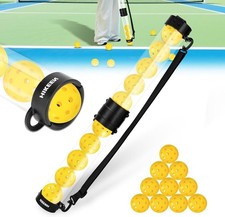 Pickleball Ball Retriever with 5/10 Balls,Quick Pickup & Storage Pickleball Tube