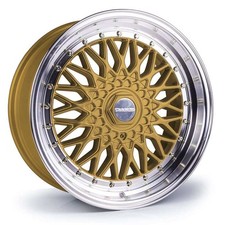 💥💥💥 Pack 4 jantes alu 18" 5x112 5x120 style BBS RS CLASSIC GOLD