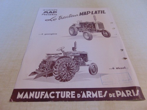 Prospectus brochure tracteur